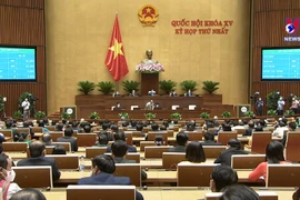 越南第十五届国会第一次会议落下帷幕