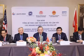 苏林总书记、国家主席与美国大型企业座谈