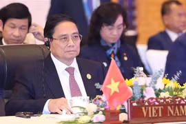 越南政府总理范明政出席第十届伊洛瓦底江-湄南河-湄公河经济合作战略框架峰会（ACMECS）。图自越通社