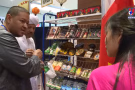 越南向非洲国家朋友介绍越南的优质产品