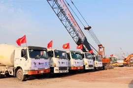 广宁省绿门1号桥建设项目动工兴建