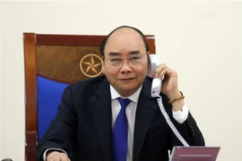 越南政府总理阮春福与澳大利亚总理通电话