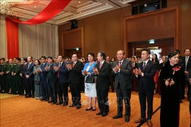 中国驻越大使馆举行越中建交70周年招待晚宴