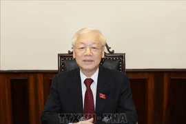 越共中央总书记阮富仲：同心协力打赢新冠肺炎疫情防控阻击战