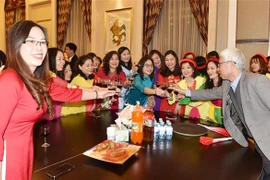 越南驻外使领馆纷纷举行春节招待会