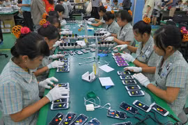 今年2月份越南对中国出口程增长态势