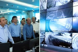 阮春福看望慰问广宁省河林煤矿井下矿工