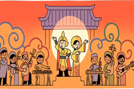 谷歌在主屏搜索工具栏上显示越南改良剧形象