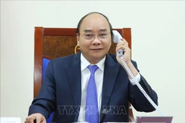 越南政府总理阮春福与马来西亚总理慕尤丁通电话