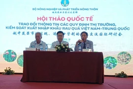 寻找措施加大对中国市场出口越南蔬果的力度