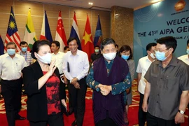 越南国会主席阮氏金银出席第41届东盟议会联盟大会会前彩排活动