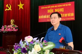河内市国会代表团与丹凤县选民面对面交流