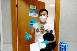 旅俄越南人参加新冠肺炎疫苗接种计划