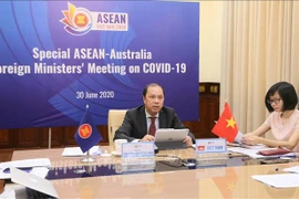 2020东盟轮值主席年：东盟-澳大利亚抗击新冠肺炎疫情部长特别会议以视频方式召开