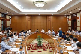 迎接党的十三大：党的十三大组织服务小组召开第三次会议