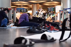 将滞留在莫斯科国际机场的越南公民送回国