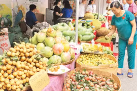 河内市协助各地方销售安全水果、农产品