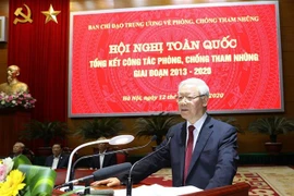 阮富仲：制定严格的惩治和预防机制，以不能腐败、不敢腐败和不要腐败