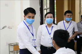 2020年高中毕业考试：越南教育与培训部领导视察胡志明市的考试组织工作