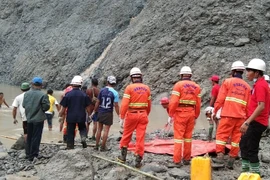 缅甸翡翠矿区山体滑坡死亡人数升至113人