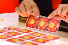 越南国内黄金价格在连续上涨多日后出现下跌