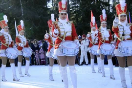 越南大使馆参加第20届俄罗斯外交使团和国际组织冬季运动比赛