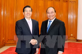 越南政府总理阮春福会见中国公安部部长郭声琨