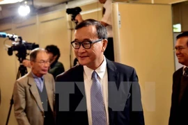 逮捕柬埔寨反对党救国党领袖桑兰西（图片来源：越通社）