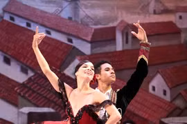古巴著名芭蕾舞艺术家Viengsay Valdes和Patricio Reve