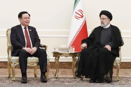 越南国会主席王廷惠会见伊朗总统易卜拉欣·莱希