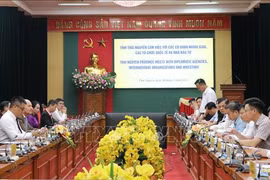 座谈会场景。图自越通社