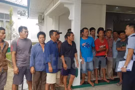 印尼于11月16日对越南5名船长进行审理