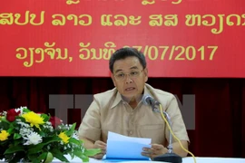 老挝人民革命党中央政治局委员、老挝建国阵线中央委员会主席赛宋蓬•丰威汉