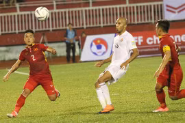 越南队与约旦队0-0握手言和。（图片来源：越南人民报）