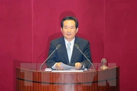 韩国国会议长丁世均（图片来源：Yonhap）