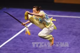 越南武术名将杨翠微。（图片来源：越通社）