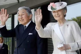 日本明仁天皇与皇后