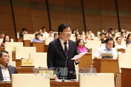 越南政府副总理郑廷勇在会议上发表讲话。（图片来源：越通社）