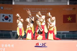 越南人文化节精彩亮相韩国大田市