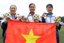 ​越南体育代表团。（图片来源：越通社）