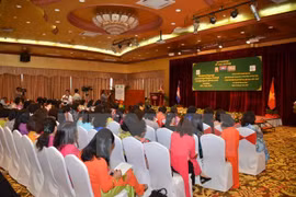 会谈场景。（图片来源：越通社）