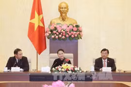 阮氏金银发表讲话。