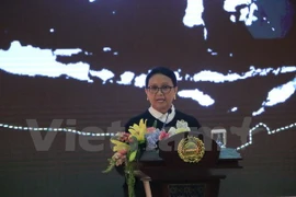 印尼外长雷特诺（图片来源：越通社）