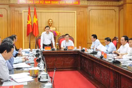 会谈场景（图片来源：http://hagiangtv.vn）