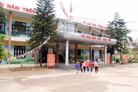 北江省一所小学。（图片来源：因特网）