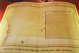​《交趾支那的一部分》地图证明越南对黄沙群岛拥有主权的珍贵地图（图片来源：因特网）