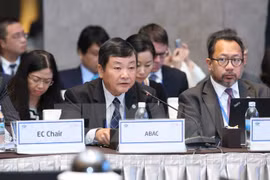 亚太经合组织工商咨询理事会主席黄文勇。