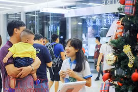 红色圣诞节活动 给患儿营造温馨愉快的圣诞气氛