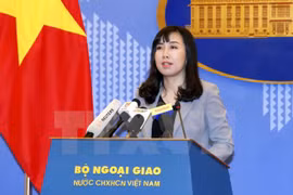 越南外交部发言人黎氏秋姮。（图片来源：越通社）