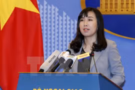 越南外交部发言人黎氏秋姮。（图片来源:越通社）